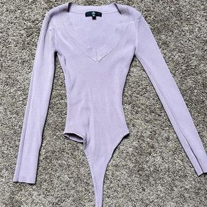Missguided size 4 Mauve purple bodysuit
